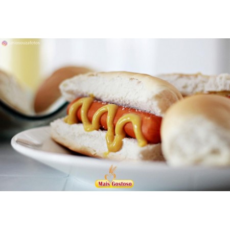 Pão para hot Dog mais  Gostoso 500 gramas